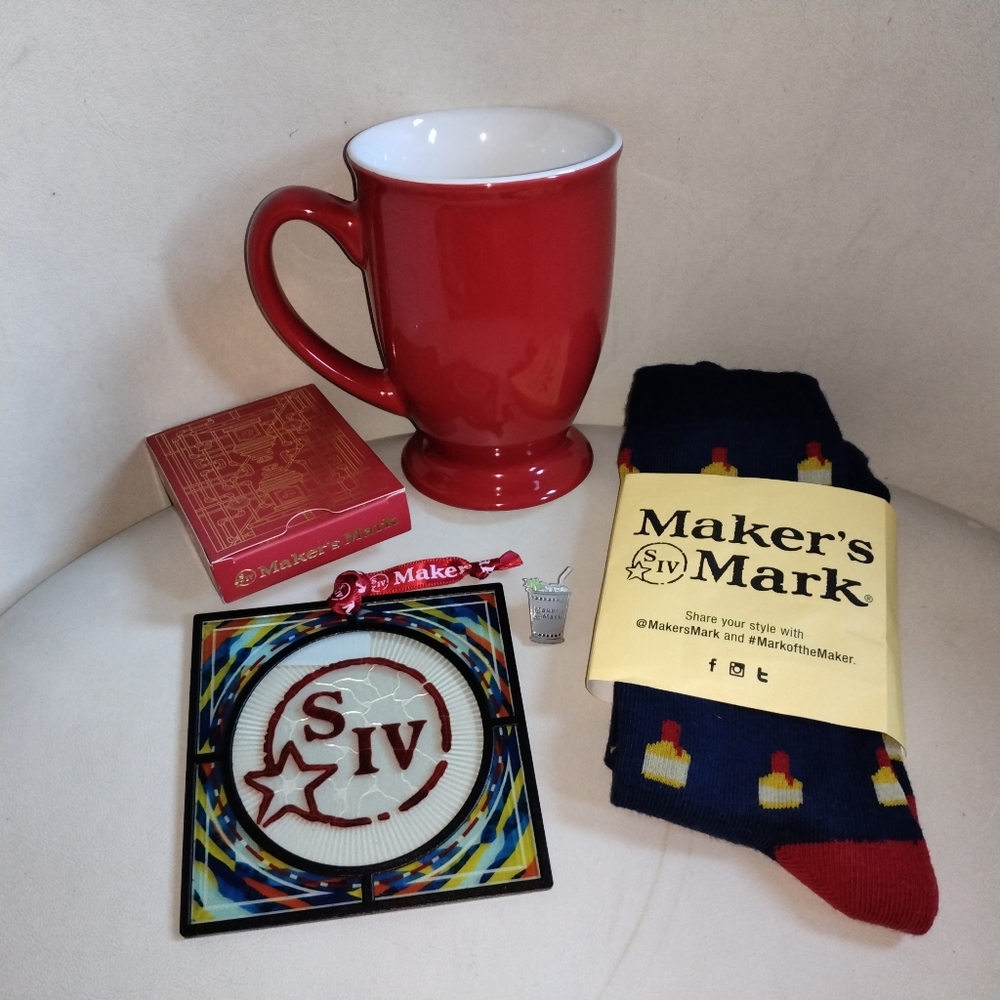 Collectible Maker's Mark Bundle! Ornament Cards Socks Pin Sweater etc